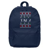 Hockey Player Gift For Christmas 16 in Basic Backpack