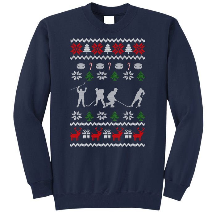 Hockey Player Gift For Christmas Tall Sweatshirt