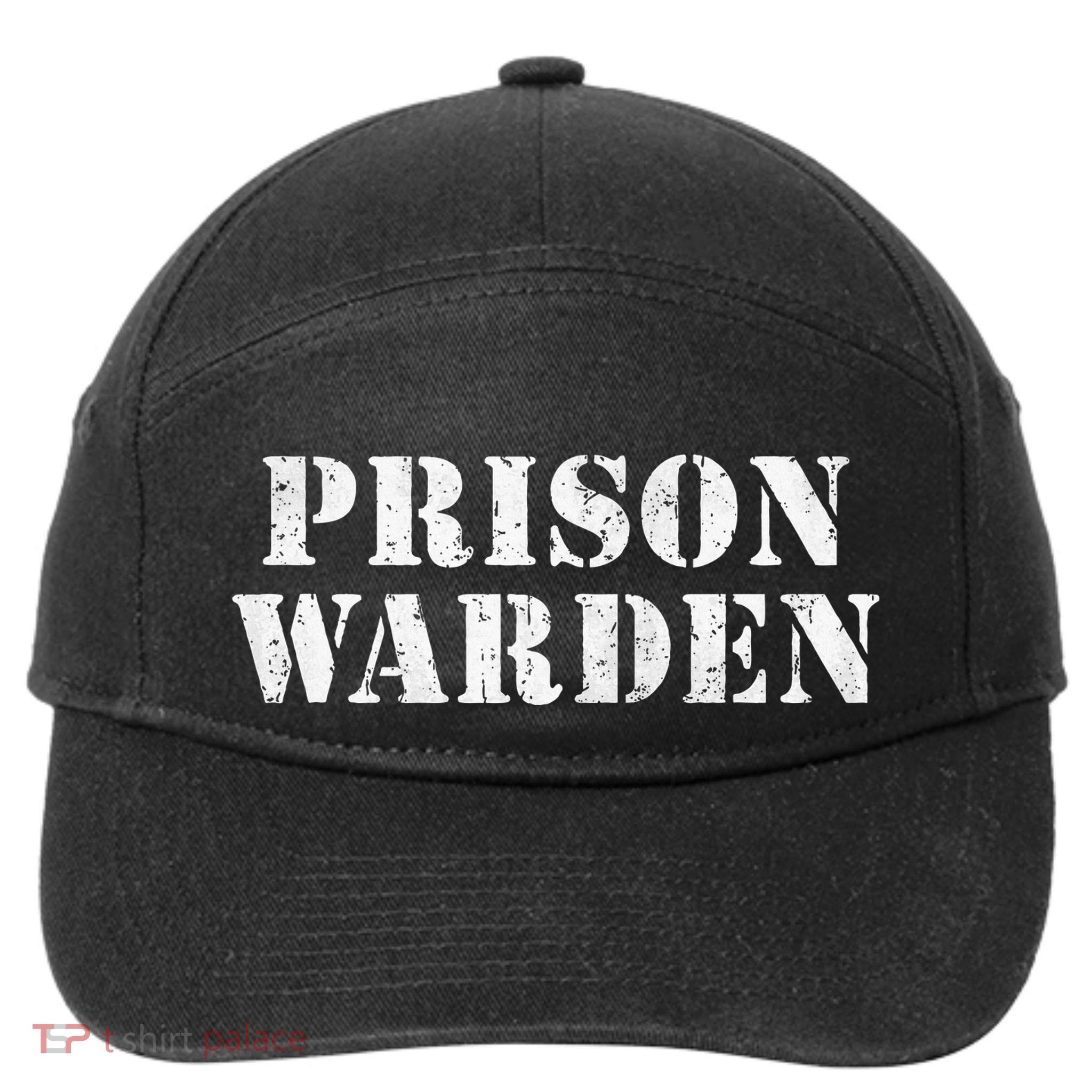 Haunted Prison Guard Halloween Outfit 7-Panel Snapback Hat