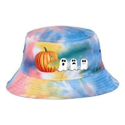 Halloween Pumpkin Ghosts Jack O Lantern Tie Dye Newport Bucket Hat