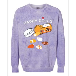 Happy Pill Guinea Pig Colorblast Crewneck Sweatshirt