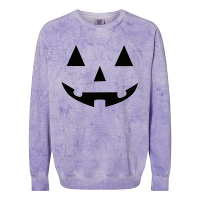 Halloween Pumpkin Colorblast Crewneck Sweatshirt