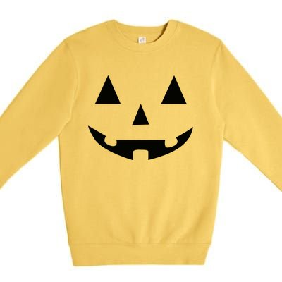 Halloween Pumpkin Premium Crewneck Sweatshirt