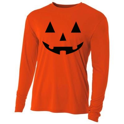 Halloween Pumpkin Cooling Performance Long Sleeve Crew