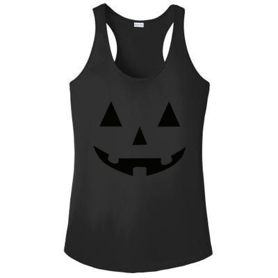 Halloween Pumpkin Ladies PosiCharge Competitor Racerback Tank