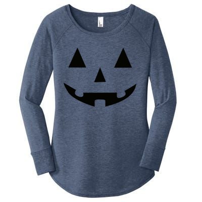 Halloween Pumpkin Women's Perfect Tri Tunic Long Sleeve Shirt