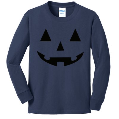 Halloween Pumpkin Kids Long Sleeve Shirt