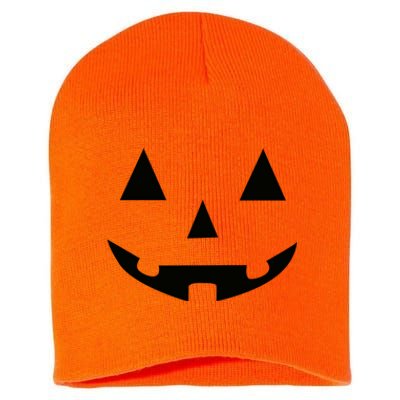 Halloween Pumpkin Short Acrylic Beanie