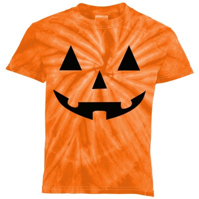 Halloween Pumpkin Kids Tie-Dye T-Shirt