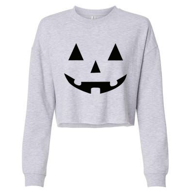 Halloween Pumpkin Cropped Pullover Crew