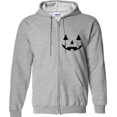 Halloween Pumpkin Full Zip Hoodie