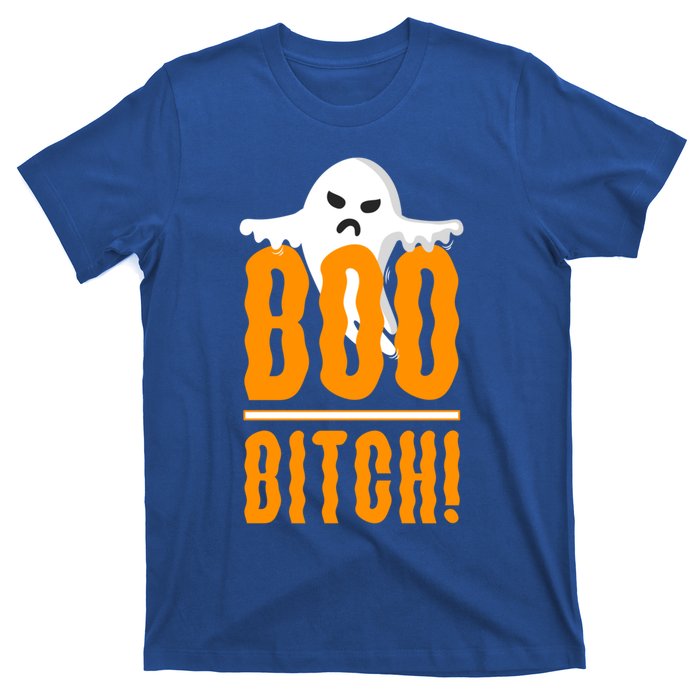 Halloween Party Humor Boo Bitch Ghost Holiday Sayings Gift T-Shirt