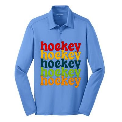 Hockey Player Silk Touch Performance Long Sleeve Polo