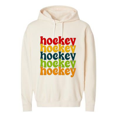 Hockey Player Garment-Dyed Fleece Hoodie