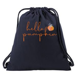 Hello Pumpkin Drawstring Bag