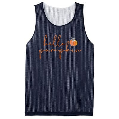 Hello Pumpkin Mesh Reversible Basketball Jersey Tank