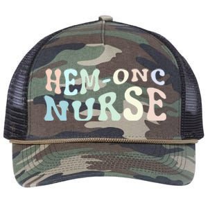 Hematology/Oncology Pediatric Hem/Onc RN Nurse Appreciation Retro Rope Trucker Hat Cap