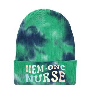 Hematology/Oncology Pediatric Hem/Onc RN Nurse Appreciation Tie Dye 12in Knit Beanie