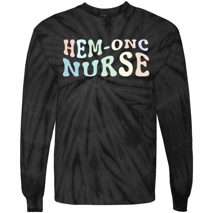 HematologyOncology Pediatric HemOnc RN Nurse Tie-Dye Long Sleeve Shirt