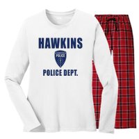 H.A.W.K.I.N.S Police Women's Long Sleeve Flannel Pajama Set 