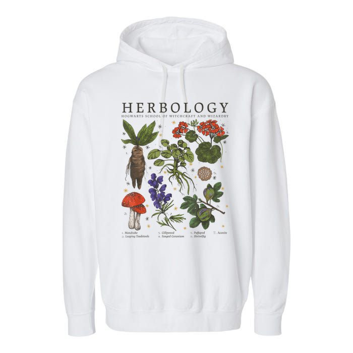 Herbology Plants Garment-Dyed Fleece Hoodie