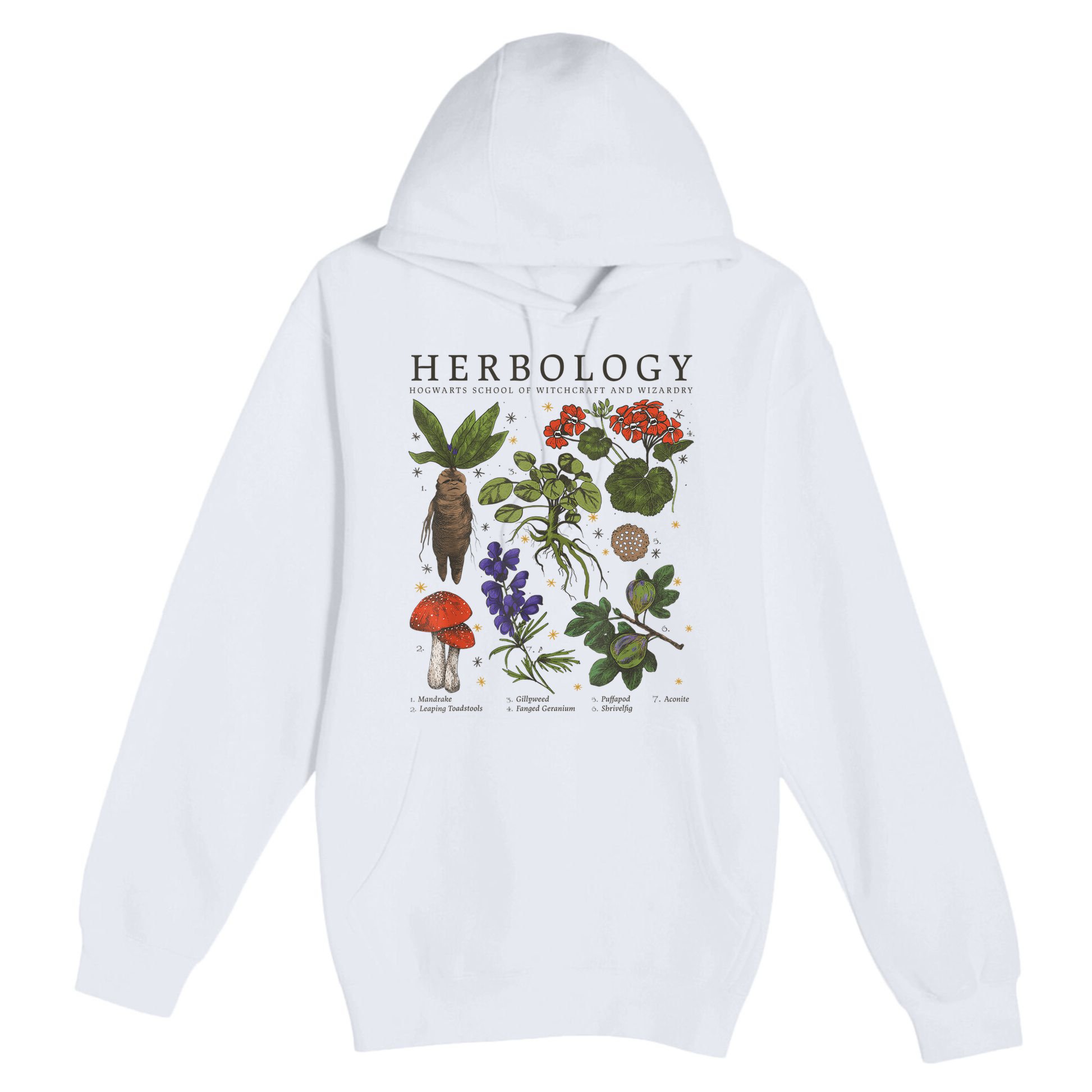 Herbology Plants Premium Pullover Hoodie