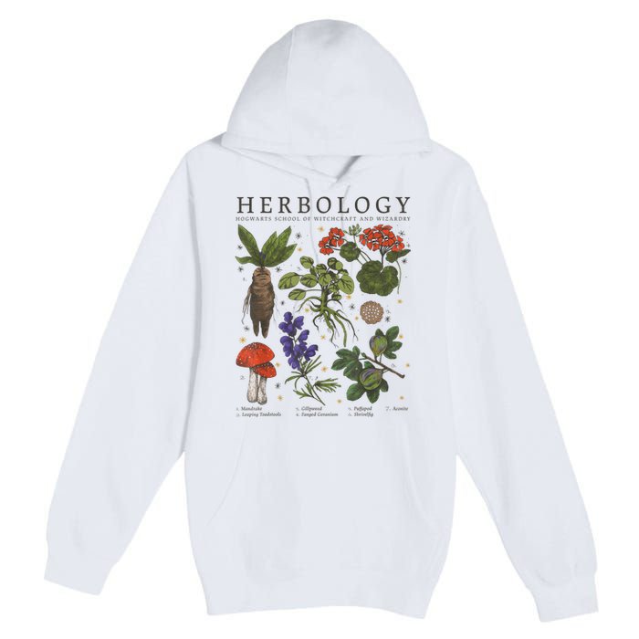 Herbology Plants Premium Pullover Hoodie