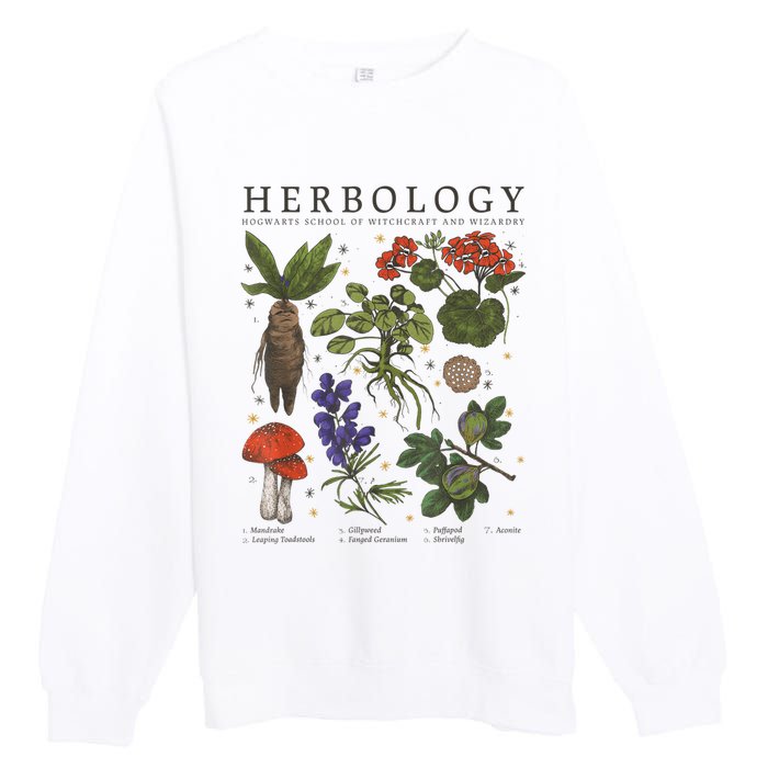 Herbology Plants Premium Crewneck Sweatshirt