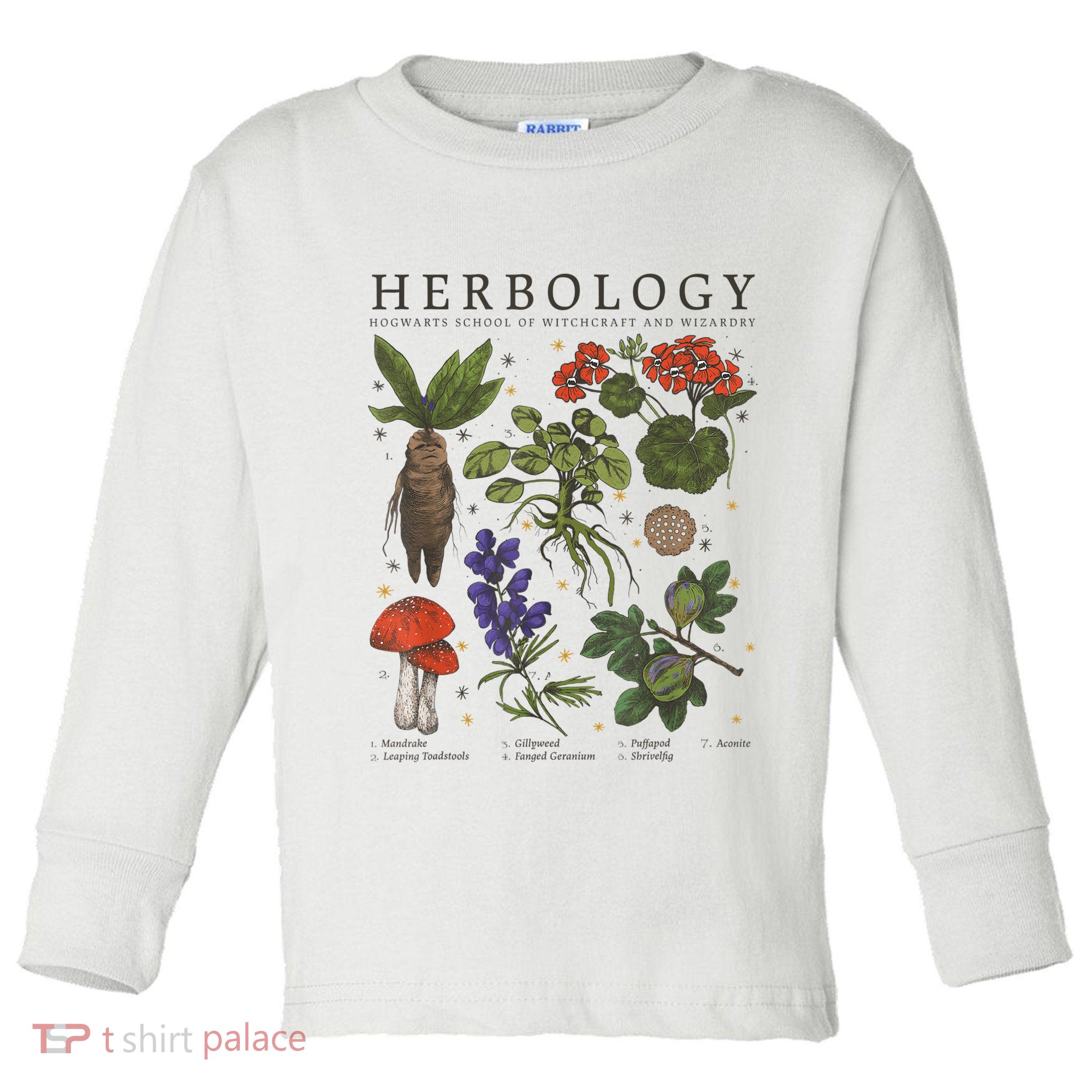 Herbology Plants Toddler Long Sleeve Shirt