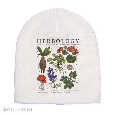 Herbology Plants Short Acrylic Beanie