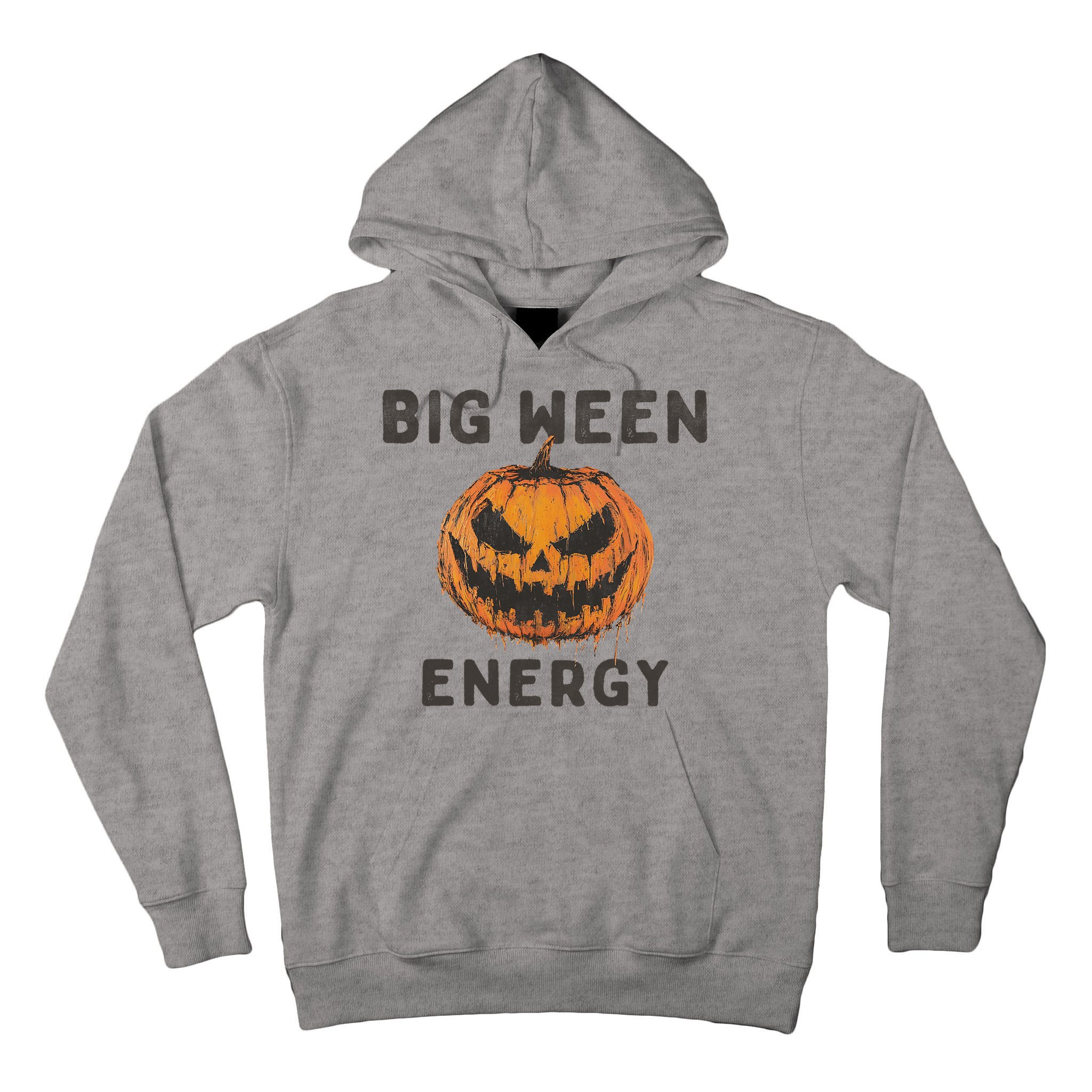 Halloween Pumpkin Head Big Ween Energy Spooky Tall Hoodie