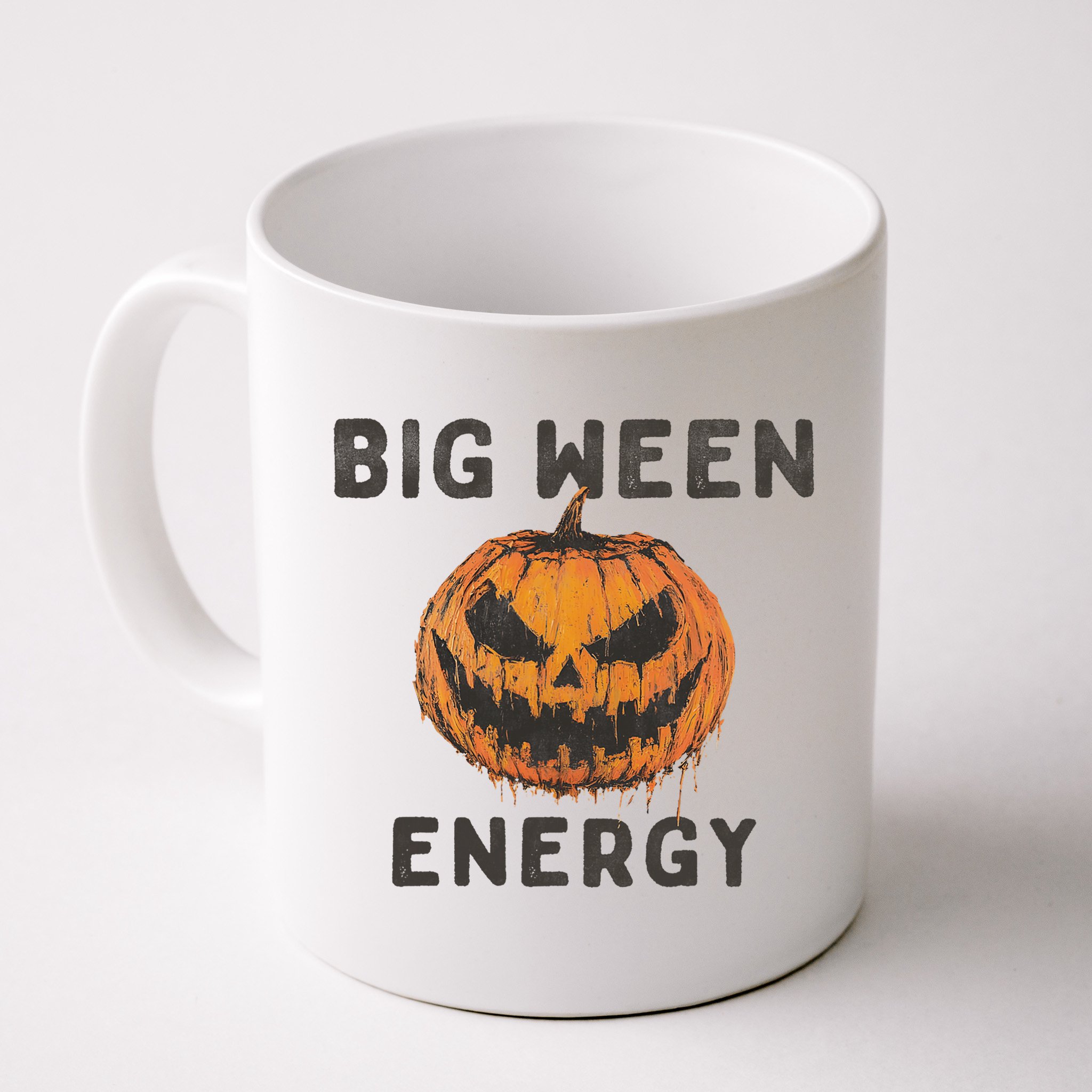 Halloween Pumpkin Head Big Ween Energy Spooky Mug