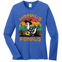 Honkus Ponkus Halloween Costume Witch Gift Funny Ladies Long Sleeve Shirt