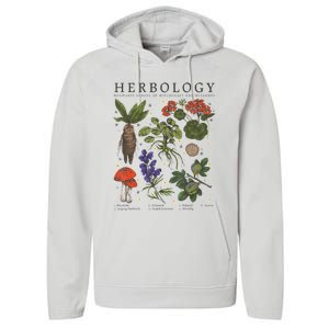 Herbology Plants Performance Fleece Hoodie