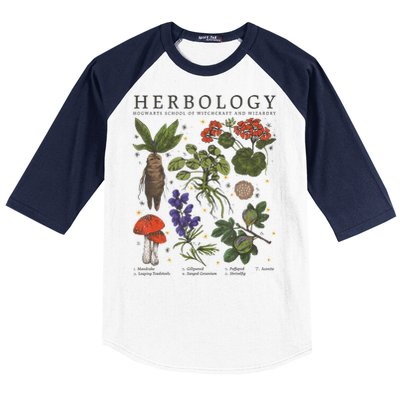 Herbology Plants Baseball Sleeve Shirt