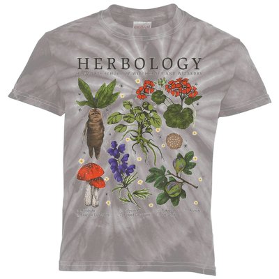 Herbology Plants Kids Tie-Dye T-Shirt