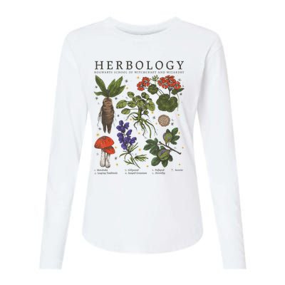 Herbology Plants Womens Cotton Relaxed Long Sleeve T-Shirt