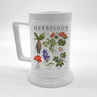 Herbology Plants Beer Stein