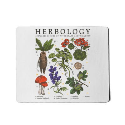 Herbology Plants Mousepad