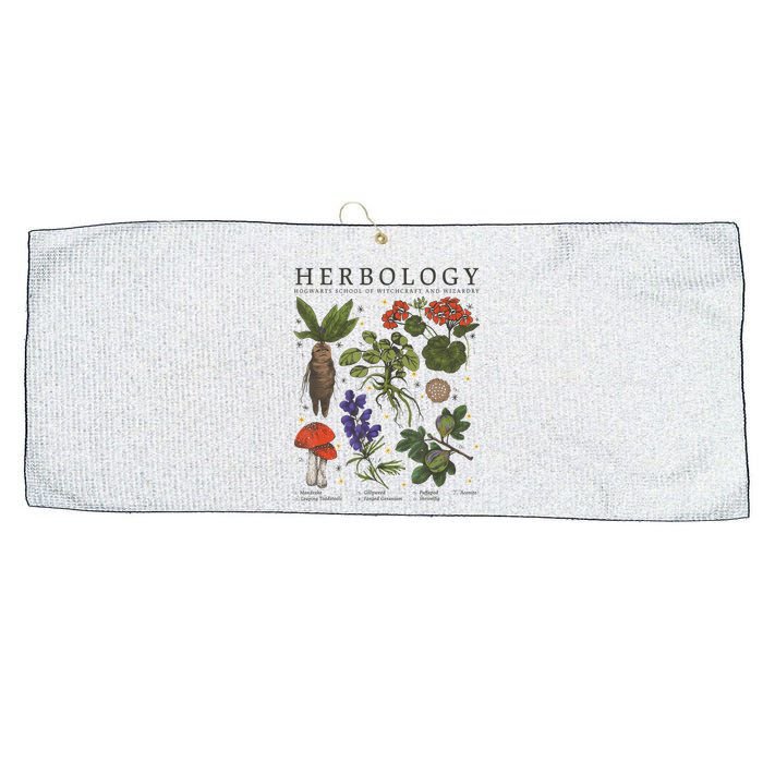 Herbology Plants Large Microfiber Waffle Golf Towel