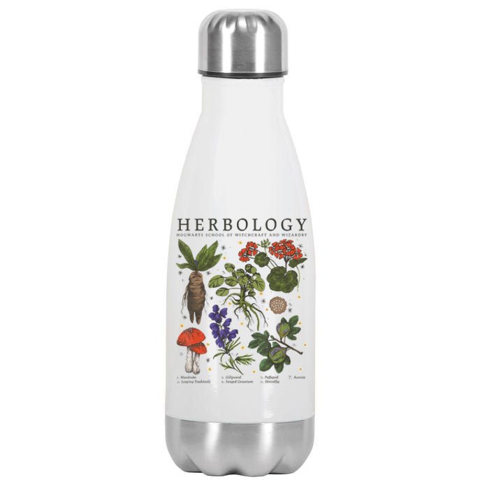 Herbology Plants Stainless Steel Insulated Water Bottle