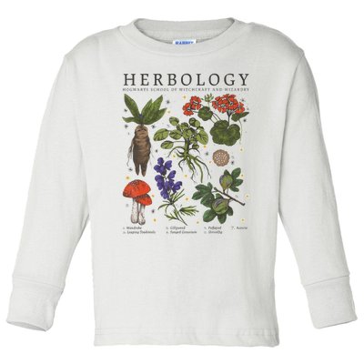 Herbology Plants Toddler Long Sleeve Shirt