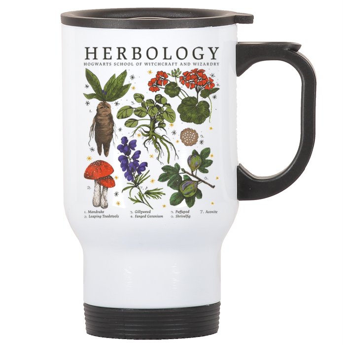 Herbology Plants Stainless Steel Travel Mug