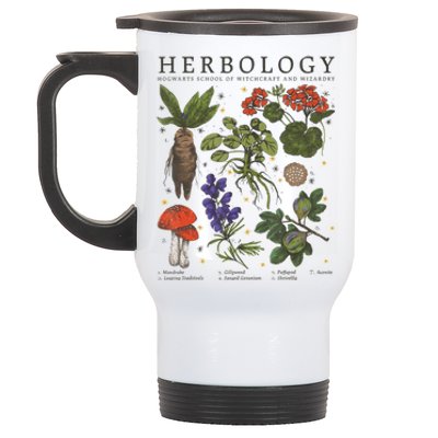 Herbology Plants Stainless Steel Travel Mug