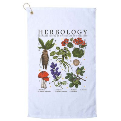 Herbology Plants Platinum Collection Golf Towel