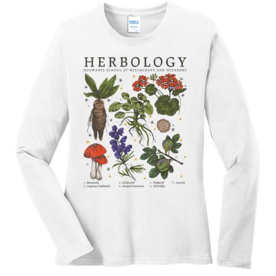 Herbology Plants Ladies Long Sleeve Shirt