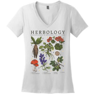 Herbology Plants Women's V-Neck T-Shirt