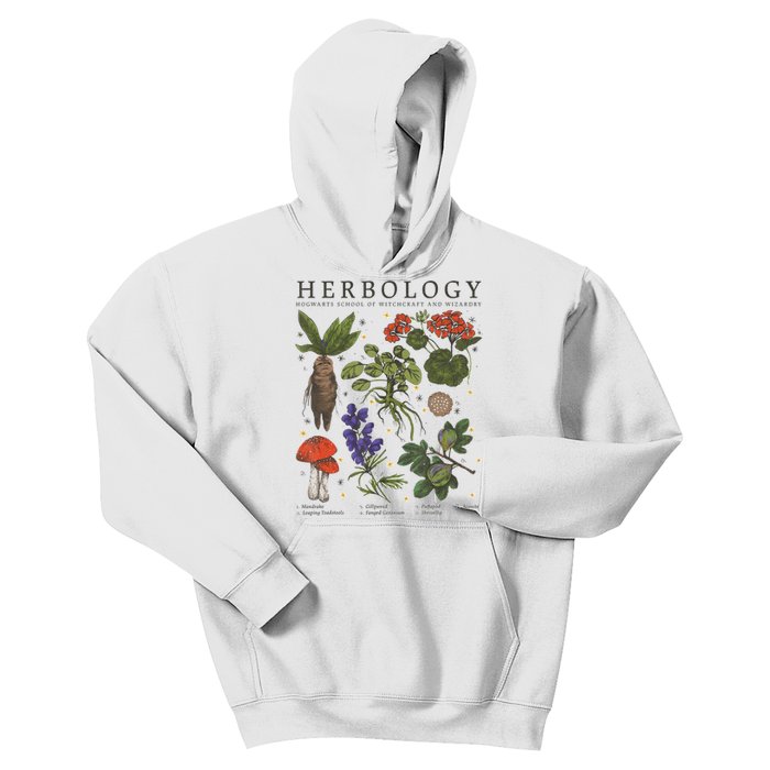 Herbology Plants Kids Hoodie