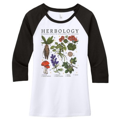 Herbology Plants Women's Tri-Blend 3/4-Sleeve Raglan Shirt