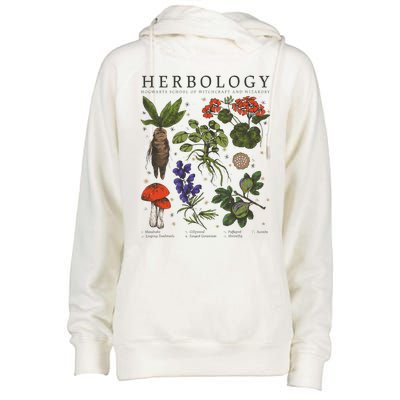 Herbology Plants Womens Funnel Neck Pullover Hood